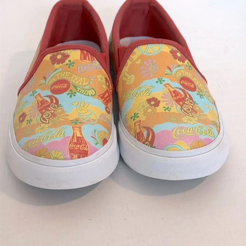 Rare EUC Coca Cola 1971 Unity Collection shoes kids US 5 Mex 22  Multicolor
